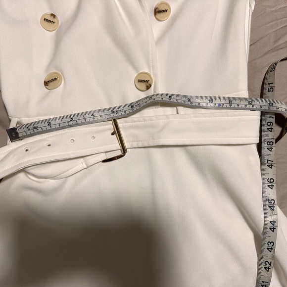Stunning DKNY light cream dress size S - Picture 5 of 6